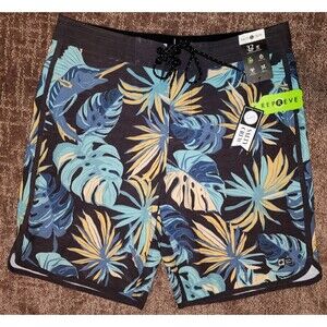 Salty Crew Mens Board Shorts 32 Multicolor Swim Trunks Pockets Drawstring NWT